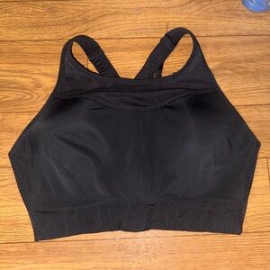 Athleta Gigi high impact sports bra black. Medium